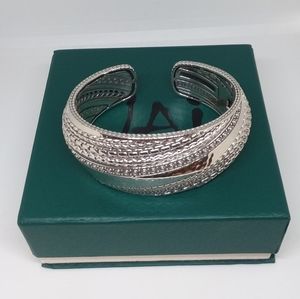 JAI by John Hardy 86.3 gram Solid Sterling Silver Cuff Bracelet